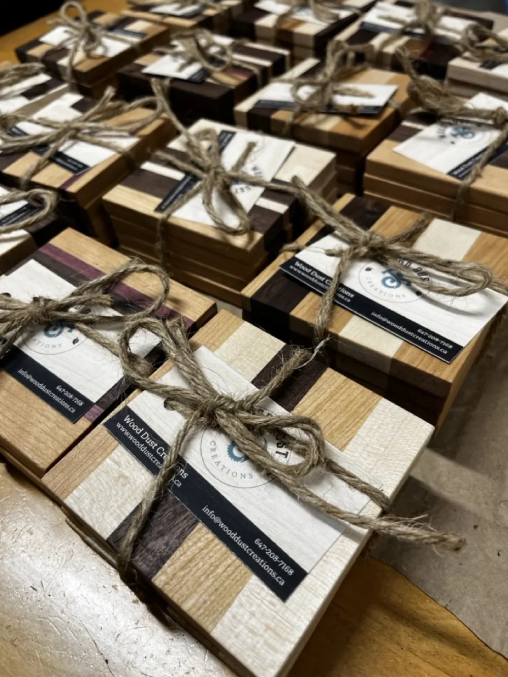 Wood Coaster Set handmade wood product